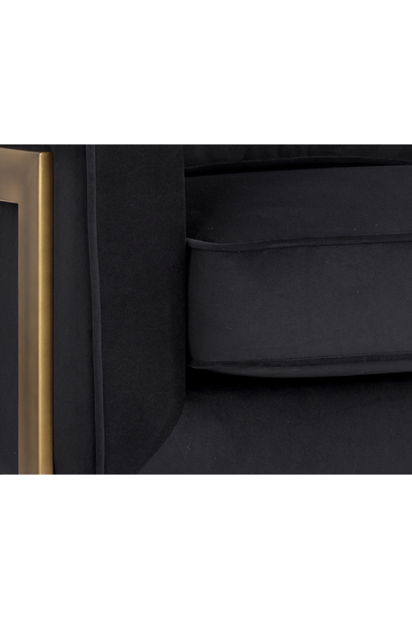 Modern European furniture - Bronze Frame Cantilevered Lounge Chair - www.oroa.com