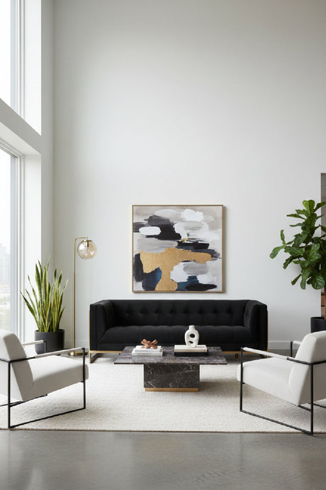 Modern European furniture - Button Tufted Sofa - www.oroa.com