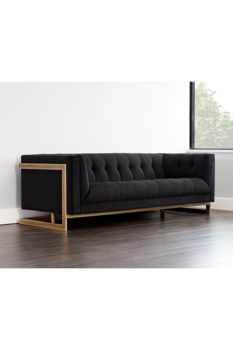 Modern European furniture - Button Tufted Sofa - www.oroa.com