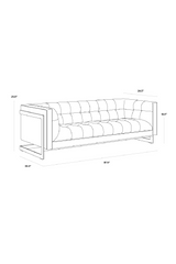 Modern European furniture - Button Tufted Sofa - www.oroa.com