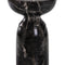 Modern European furniture - Round Marble-Look Indoor/Outdoor End Table - www.oroa.com