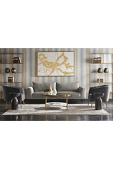 Modern European furniture - Round Marble-Look Indoor/Outdoor End Table - www.oroa.com
