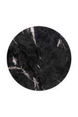 Modern European furniture - Round Marble-Look Indoor/Outdoor End Table - www.oroa.com