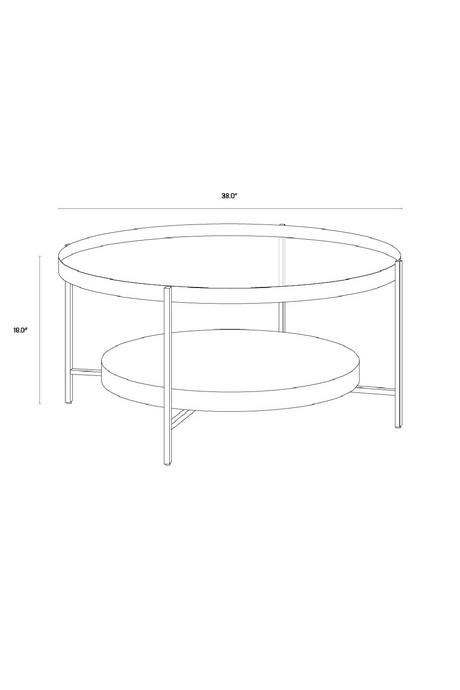 Modern European furniture - Black Glass Coffee Table - www.oroa.com