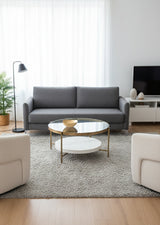 Modern European furniture - Black Glass Coffee Table - www.oroa.com