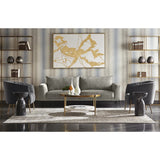 Modern European furniture - Black Glass Coffee Table - www.oroa.com