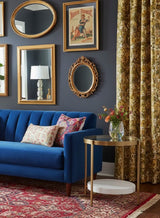 Modern European furniture - Gold Framed Glass Side Table - www.oroa.com