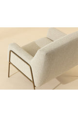 Modern European furniture - Fabric Upholstered Lounge Chair - www.oroa.com