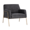 Modern European furniture - Fabric Upholstered Lounge Chair - www.oroa.com