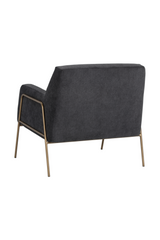 Modern European furniture - Fabric Upholstered Lounge Chair - www.oroa.com