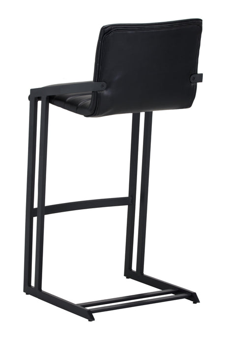 Modern European furniture - Horizontal Channel-Tufted Bar Stools (2) - www.oroa.com