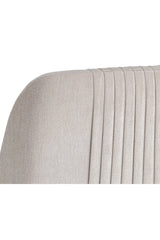 Modern European furniture - Ruched-Back Fabric Counter Stool - www.oroa.com