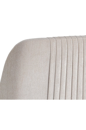 Ruched-Back Fabric Counter Stool | Splendido Nevin | Oroa.com