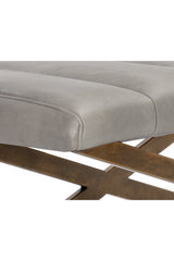 Modern European furniture - Channel Tufted Bench - www.oroa.com