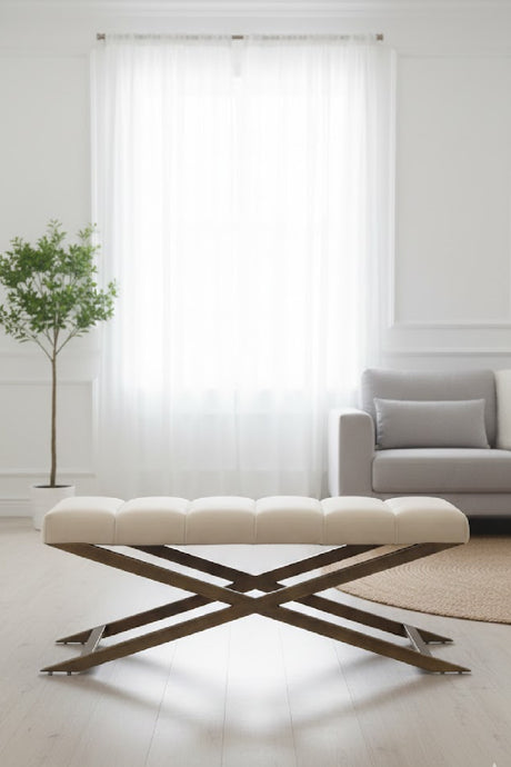 Channel Tufted Bench | Splendido Kammi | Oroa.com