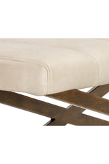 Modern European furniture - Channel Tufted Bench - www.oroa.com