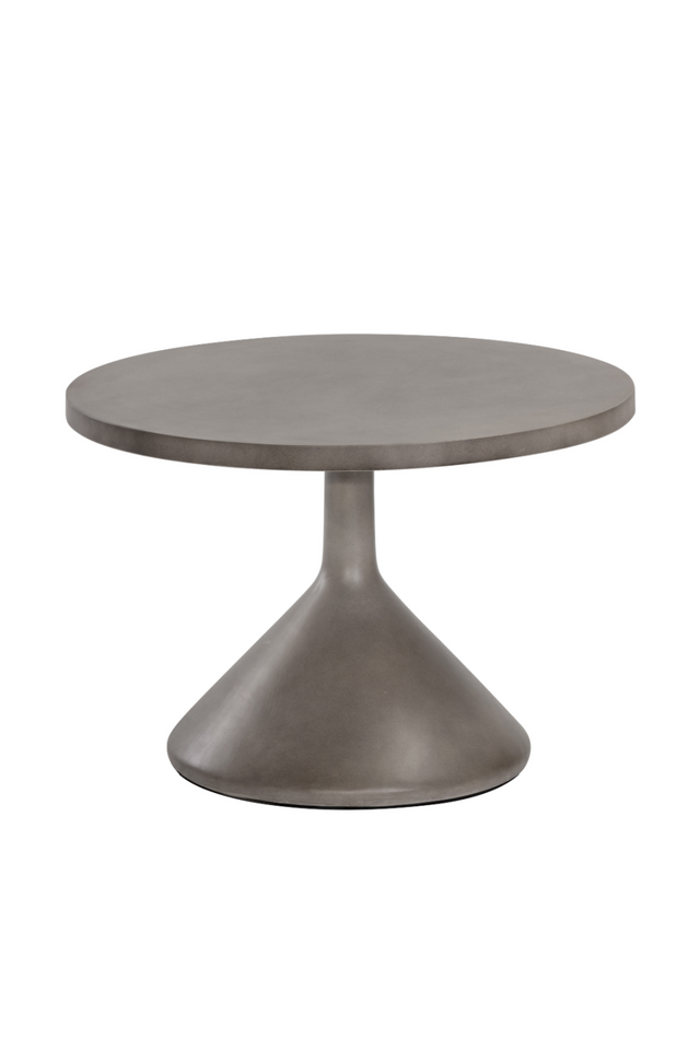 Concrete Pedestal Indoor/Outdoor Coffee Table | Splendido Adonis | Oroa.com