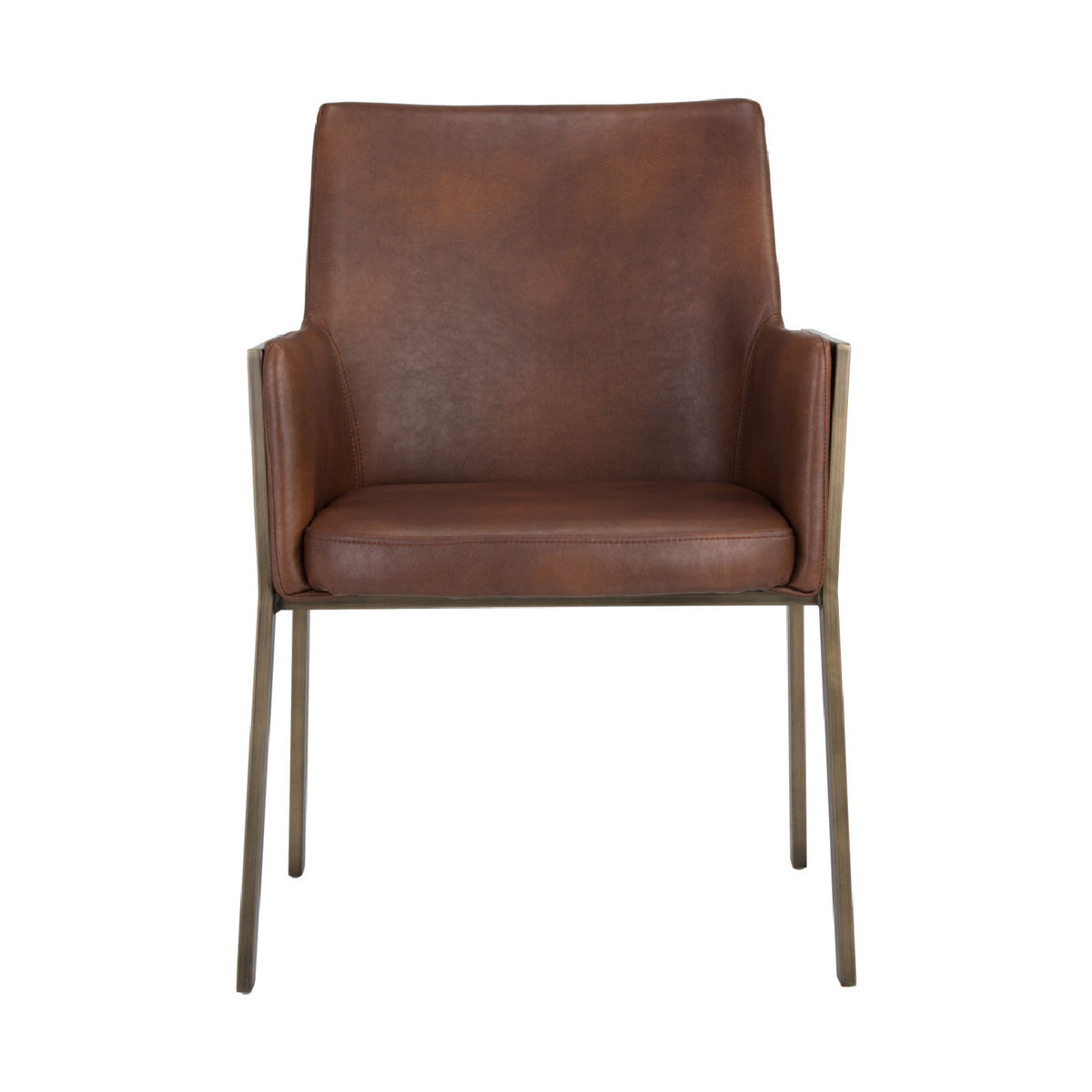 Leather Look Dining Armchair by Splendido Bernadette Dining Chair, alternate view 2