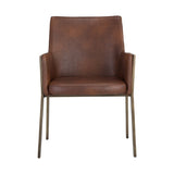 Leather Look Dining Armchair by Splendido Bernadette Dining Chair, alternate view 2