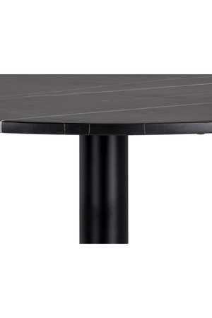 Round Black Marble Bistro Table | Splendido Massie