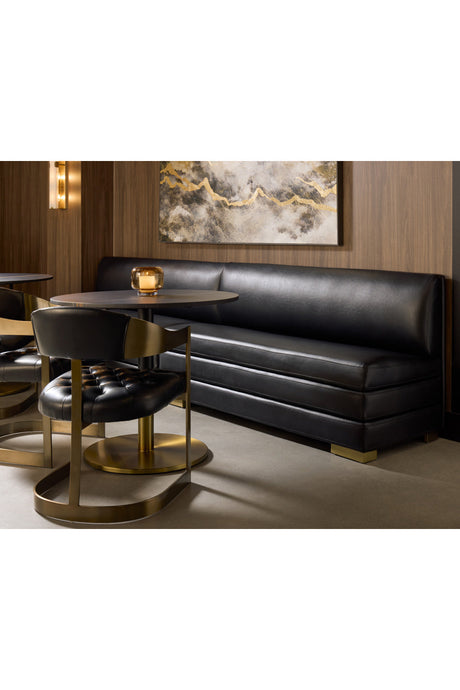 Modern European furniture - Round Black Marble Bistro Table  - www.oroa.com