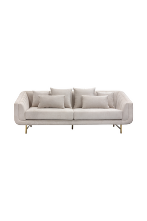 Channeled-Back 6-Cushion Sofa by Splendido Veera