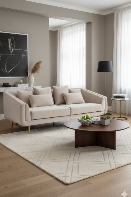 Channeled-Back 6-Cushion Sofa | Splendido Veera | Oroa.com