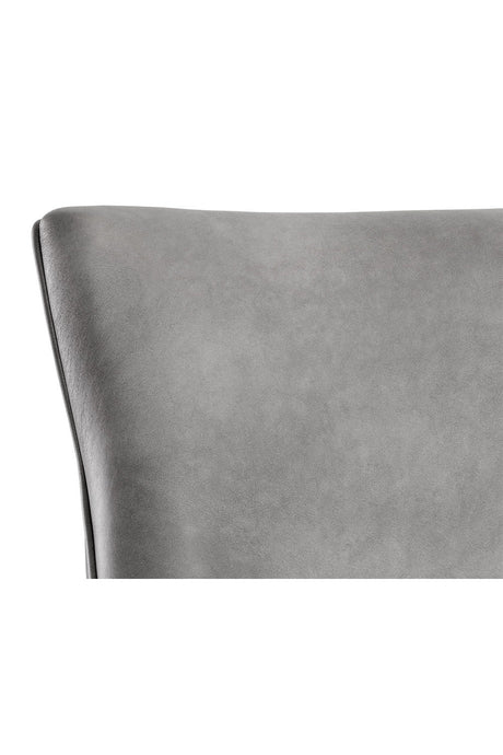 Modern European furniture - Bronze Cantilever Leather Dining Chairs (2) - www.oroa.com
