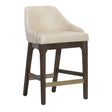 Cream Leather Look Counter Stool by Splendido Kace