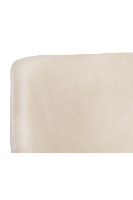 Modern European furniture - Cream Leather Look Counter Stool - www.oroa.com