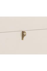 Modern European furniture - Cream Rubberwood 3-Drawer Dresser - www.oroa.com