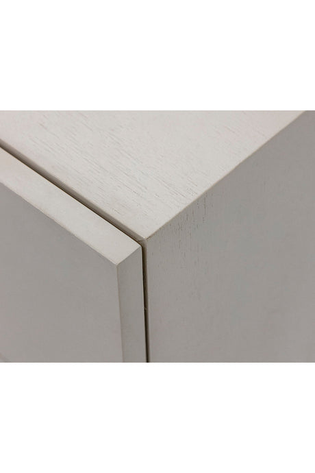Modern European furniture - Cream Wood 2-Drawer Nightstand - www.oroa.com