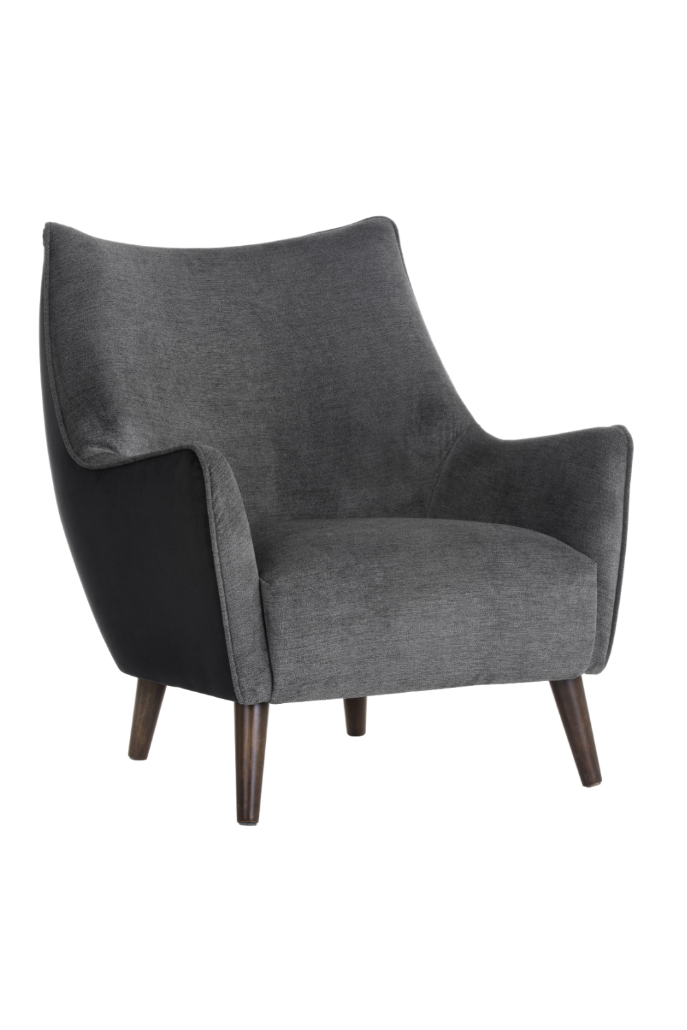 Mid-Century Gray Lounge Chair | Splendido Sorrel | Oroa.com