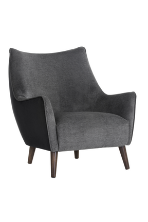Mid-Century Gray Lounge Chair by Splendido Sorrel Accent Chair