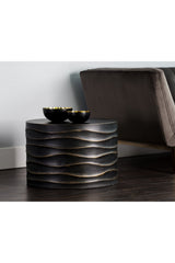 Modern European furniture - Hand-Sculpted Concrete Coffee Table - www.oroa.com