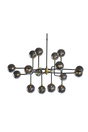 Modern European furniture - Gray Glass Spheres Chandelier L - www.oroa.com
