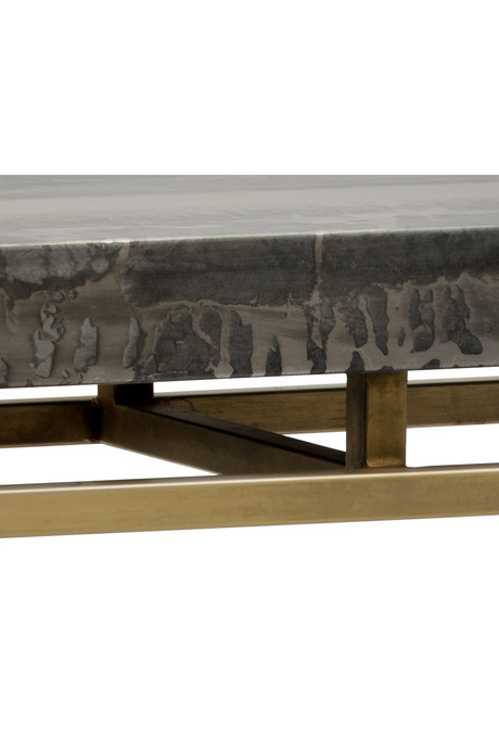 Modern European furniture - Gray Iron Console Table - www.oroa.com