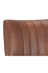 Modern European furniture - Leather Look Industrial Dining Chairs (2) - www.oroa.com