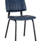 Modern European furniture - Leather Look Industrial Dining Chairs (2) - www.oroa.com