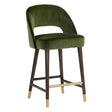 Green Cutout-Back Counter Stool by Splendido Monae
