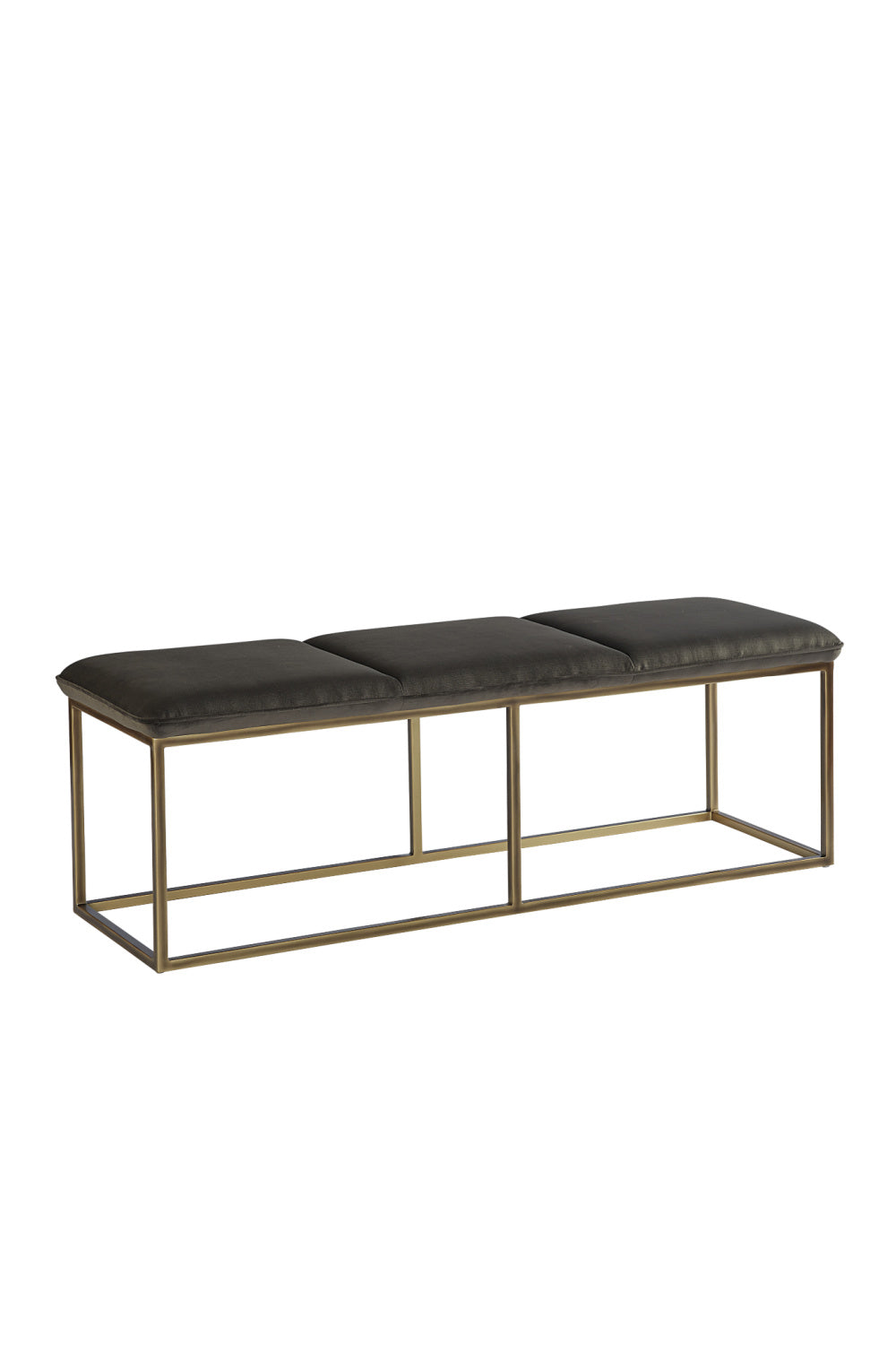 Rustic Bronze Frame Bench | Sunpan Alley | Oroa.com
