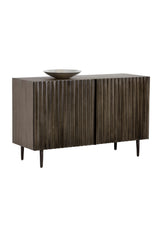 Modern European furniture - Taupe Fluted Wood Sideboard - www.oroa.com
