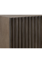 Modern European furniture - Taupe Fluted Wood Sideboard - www.oroa.com
