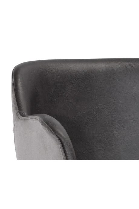 Modern European furniture - Swivel Upholstered Office Chair - www.oroa.com