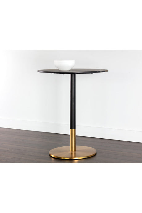 Modern European furniture - Black Marble Bar Table - www.oroa.com