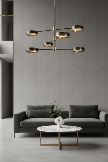 Adjustable Arm 6-Light Chandelier | Splendido Oralee | Oroa.com