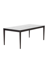 Modern European furniture - White Ceramic Dining Table - www.oroa.com