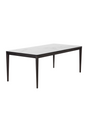 Modern European furniture - White Ceramic Dining Table - www.oroa.com