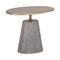 Modern European furniture - Oval Brass Indoor/Outdoor Side Table - www.oroa.com