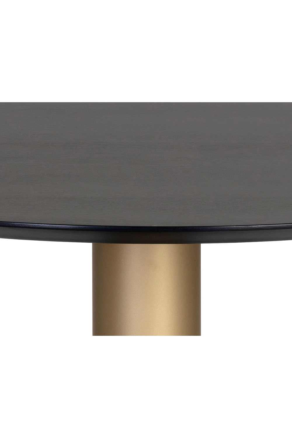 Black Oak Round Dining Table | Splendido Monaco | Oroa.com